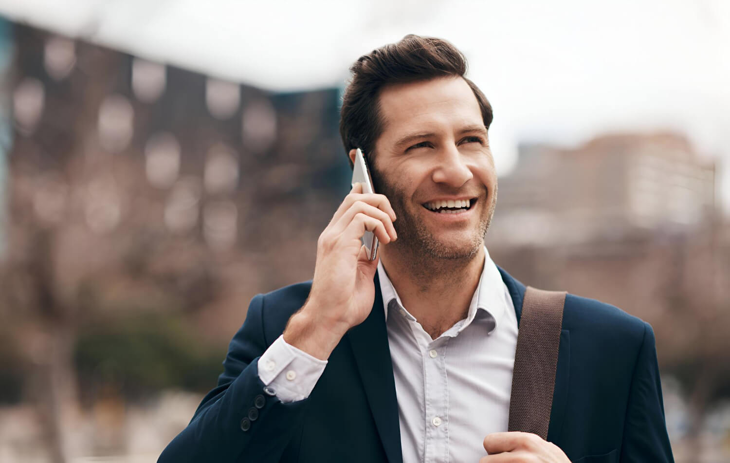 Man on the phone call<br>