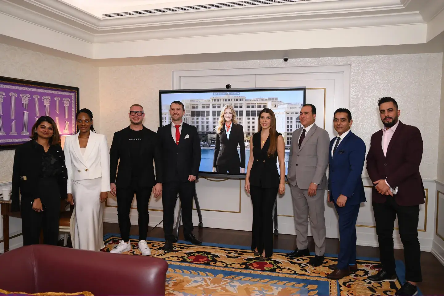 Media Launch of AI Persona as a Palazzo Versace Dubai worker
